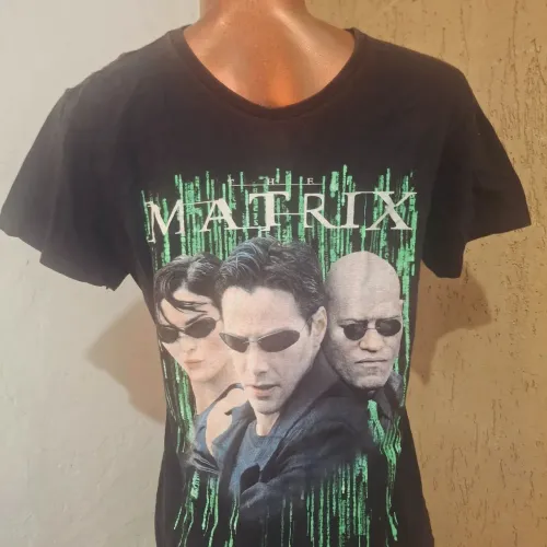 Camiseta filme matrix anos2000 unissex 