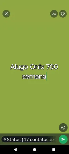 Alugo para aplicativo 