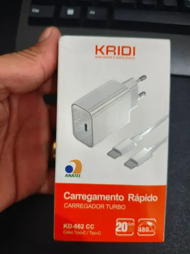 Carregador Turbo Kaidi CC - 20W GaN