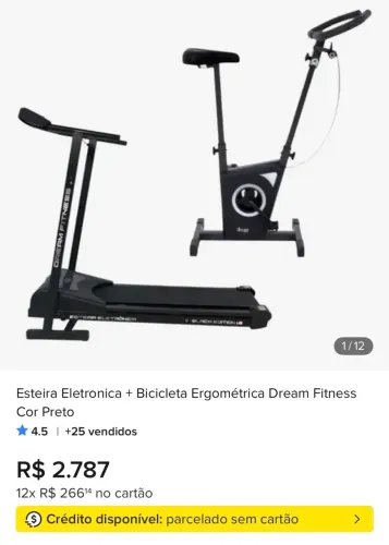 Esteira e bicicleta