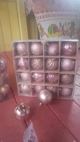 enfeite de arvore de natal rosa