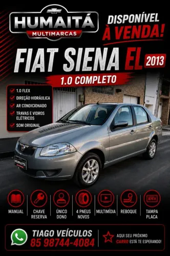 Fiat Siena EL 1.0 MPI Fire Flex 8V 4P 2013