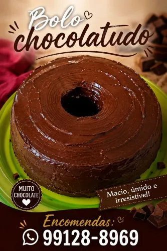 Bolo fofo caseiro
