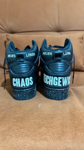 Nike Dunk High 1985 x Undercover na cor preta 37