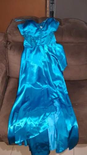 Vestido para festa,Altura 140cm ,busto 42cm(84cm) total , cintura 33cm(66cm)total
