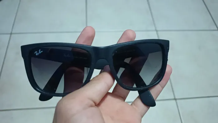 Óculos De Sol Ray-ban Justin Rb4165l 601/8g 55-16 LER DESCRIÇÃO 