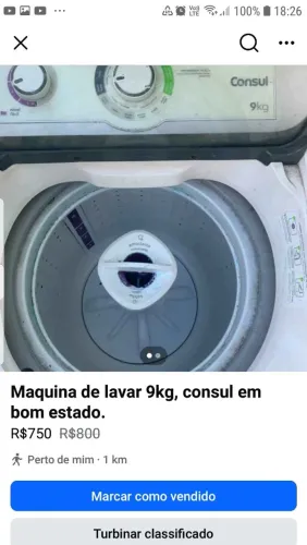 Maquina de lavar , consul, 9kg