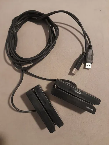 Máquina de leitura cartão de tarja magnética usb