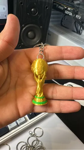 Chaveiro da taça do mundo 