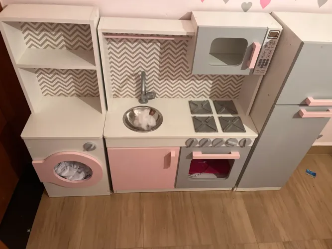 Kit Cozinha infantil de madeira