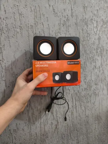 Caixas de Som Multimídia 2.0 (Modelo 101Z) - Conexão USB e P2