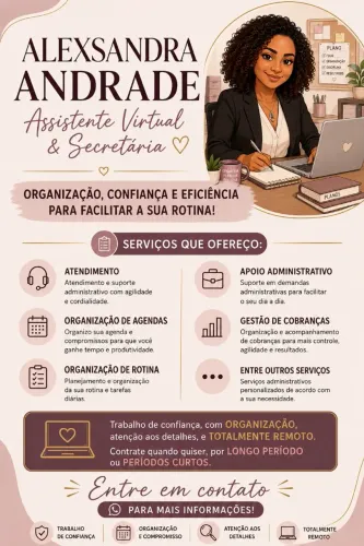 Assistente Virtual e Secretária Remota