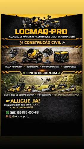 LOCMAQ PRO ALUGUEL DE MÁQUINAS