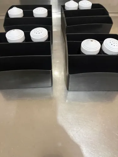 4 kit porta Guardanapo Paliteiro Saleiro Restaurante 