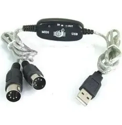 Cabo midi USB