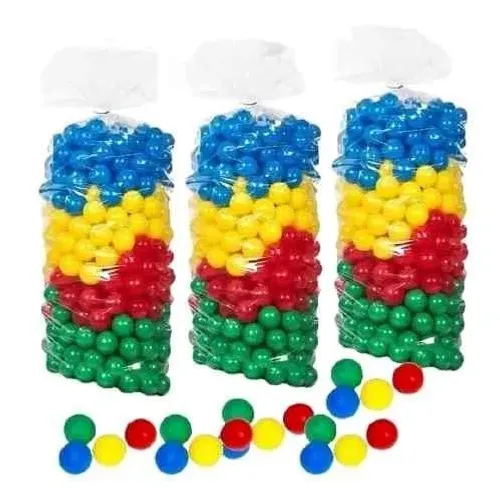 montao 1000 bolinhas coloridas 76mm