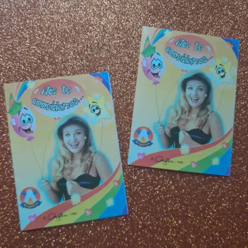 Angélica convites de aniversário Angélica Marca Reizinho 