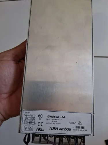 Fonte Chaveada Industrial TDK-Lambda GWS500-24 - 24V 21A 500W
