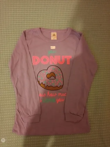 Pijama Infantil Menina Estampa Donuts Tamanho 4