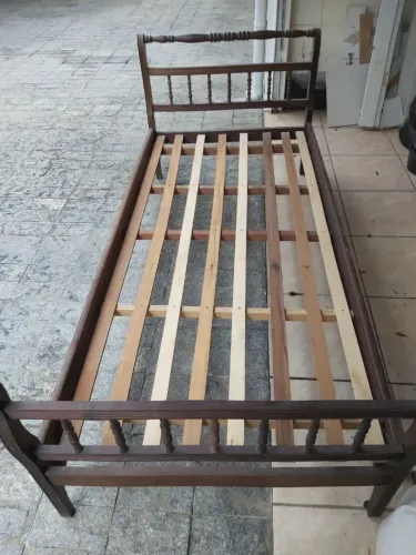 Cama madeira maciça Provençal
