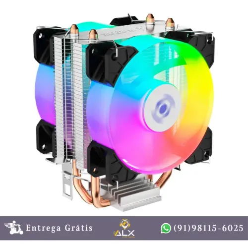 Air Cooler Gamer 135w Intel/amd - Ac13 Fortrek *ENTREGA GRÁTIS*