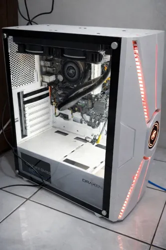PC Gamer/Trabalho com Ryzen 7 5700G, 32GB RAM, Water Cooler - TROCO POR NOTEBOOK GAMER