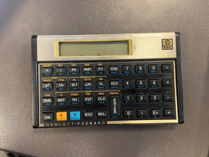 Calculadora Financeira HP 12C Gold Original (F2230A)