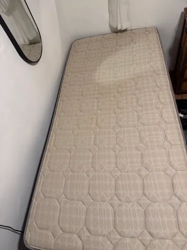 Cama solteiro baú