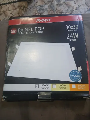 3 painéis de Led