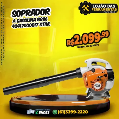 Soprador a Gasolina BG86 42412000017 Stihl