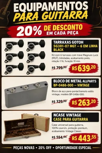 Equipamentos Musicais diversos 