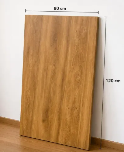 Tampo mesa mdf 120x80 amadeirado novo na caixa