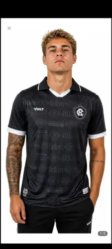 Camisa Remo Oficial Masculina Torcedor 410 Anos Belém Azul-marinho Gx/xl