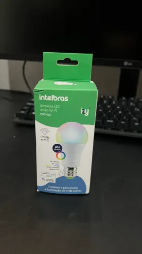 Lâmpada Inteligente Intelbras Smart Wi-Fi EWS 410 - Alexa e Google