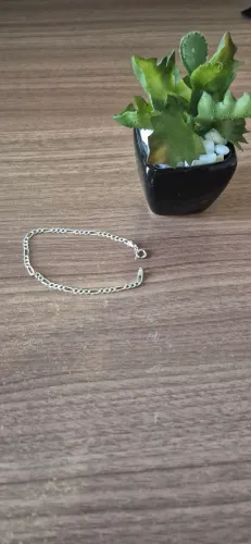 Pulseira de Prata 925 - Fígaro - 3mm
