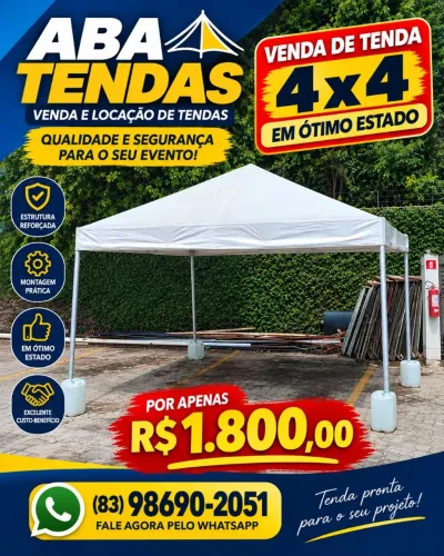 TENDAS PARA VENDAS DE 4 x 4
