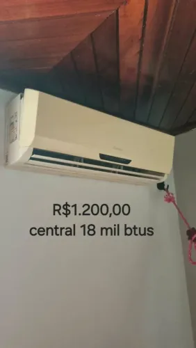 Vendo central de ar 18mil btus R$1.200,00