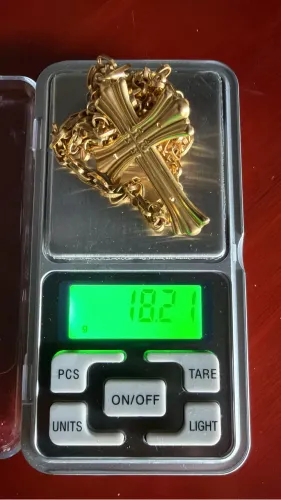 Vendo cordão de ouro 18k/750 com 18.5 gr 