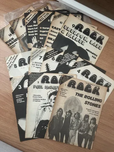 revista antiga a história e gloria rock