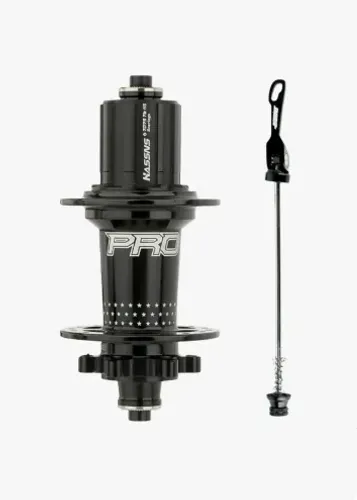 Cubo Traseiro Hassns Pro 7 32 Furos Aluminio Disco Preto Bicicleta