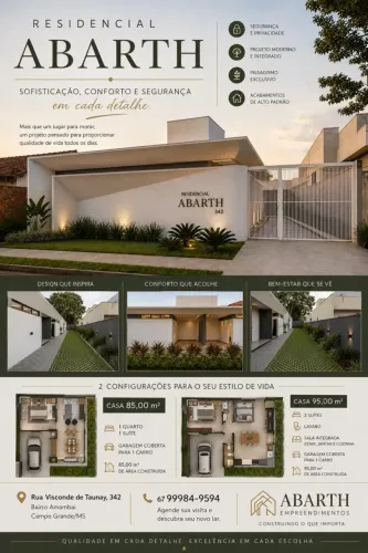 Casa de condomínio para venda com 95 metros quadrados com 2 quartos