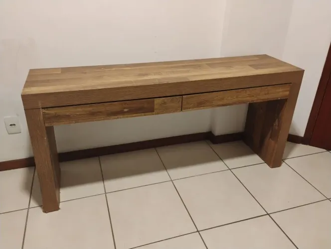 Aparador de MADEIRA não é MDF com 2 gavetas