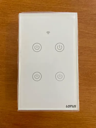 Interruptor de Parede Inteligente de 4 Botões