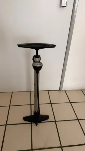 Bomba de Ar de Chão com Manômetro para Bicicleta