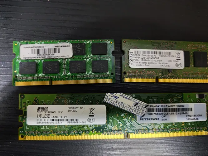 Vendo/troco kit de memória RAM