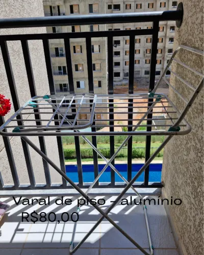 Varal de piso - alumínio