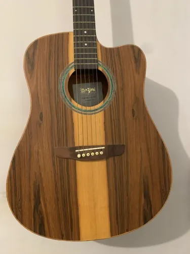 Violão Folk de Aço Eletroacustico Rozini Presença Brasil