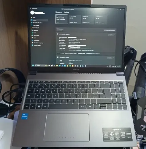 Acer Aspire Go 15 i3 13ª Gen | 8GB | SSD 256GB | Garantia | Excelente Estado! 