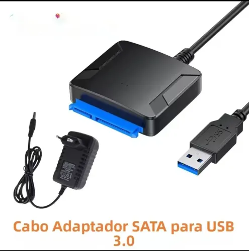 Cabo adaptador para disco rígido HD, SSD USB 3.0