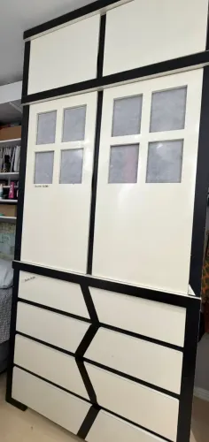 Guarda-Roupa Roupeiro Tok Stok Branco - Desmontável em 3 partes